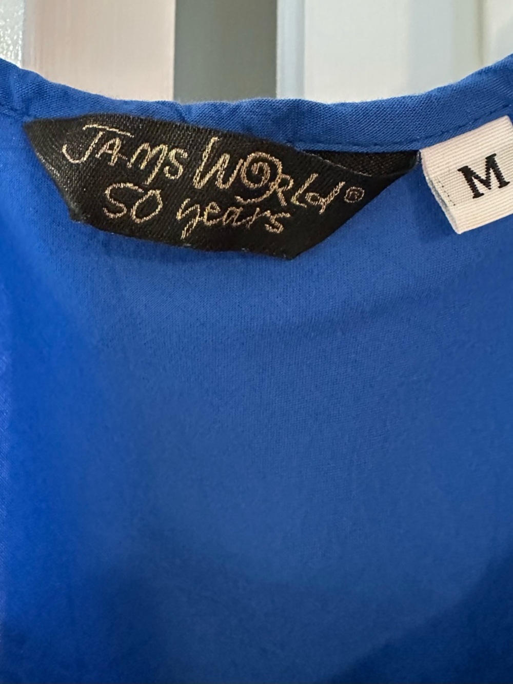 Jams World Royal Blue Scoop Neck Tank - Picture 3 of 5
